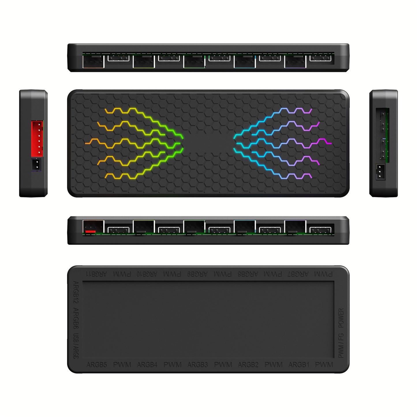 10+12 ARGB and PWM Fan Hub