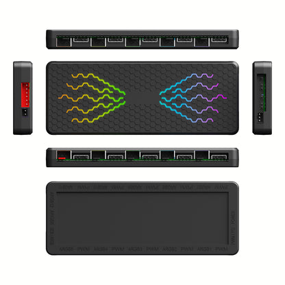 10+12 ARGB and PWM Fan Hub