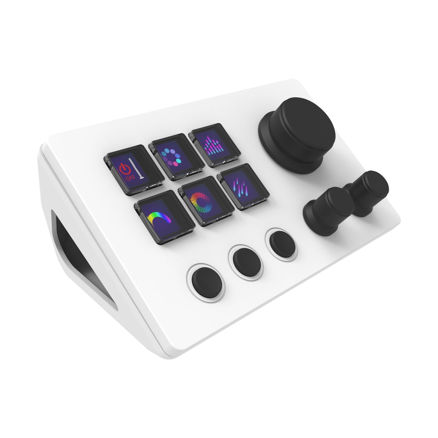 Stream Dock– The Custom Console for Live Streaming, Photo and Video Editing with Customizable Buttons, Dials and LED touchscreen