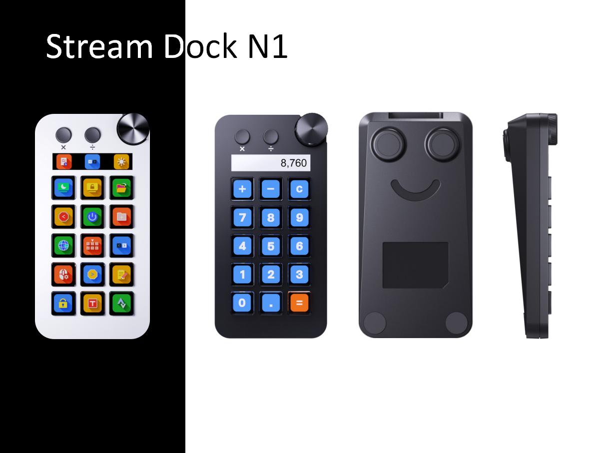 STREAM DOCK 　MBox N1 MBox N1 Stream Deck Mini Visual Keyboard 15Key Mirabox