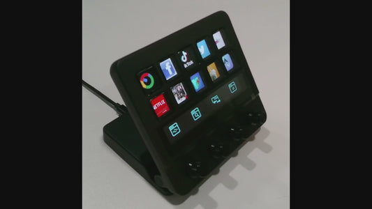 Stream Dock with hub function– Touch&Turn, The Custom Console for Live Streaming, Editing...